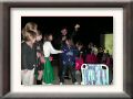 Lined up for the costume contest