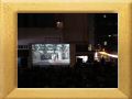 The crowd is swept away by the movie and the stars